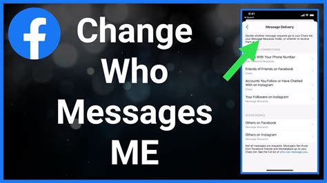 Can you control who can message you on Messenger?