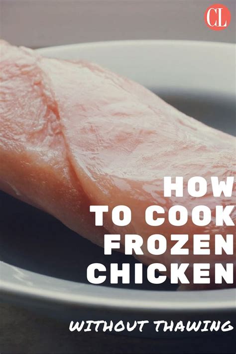 Can you cook frozen chicken without thawing?