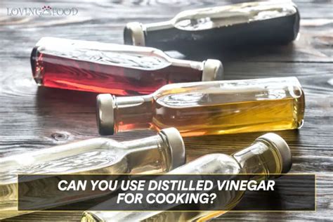 Can you cook with 5% vinegar?