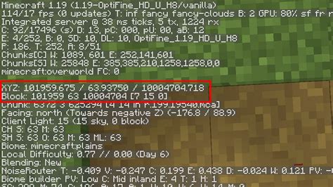 Can you copy coordinates in Minecraft?