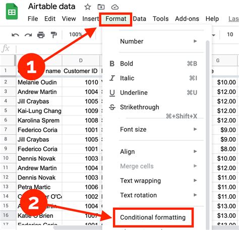 Can you copy just formatting in Google Sheets?