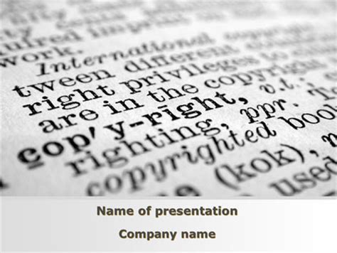 Can you copyright a PowerPoint presentation?