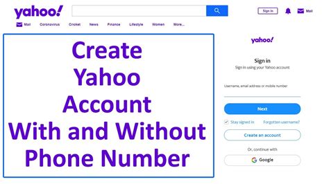 Can you create a Yahoo account without phone number?