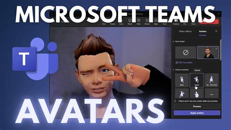 Can you create an avatar in Microsoft Teams?