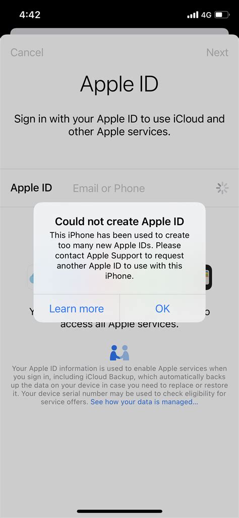 Can you create too many Apple IDs?