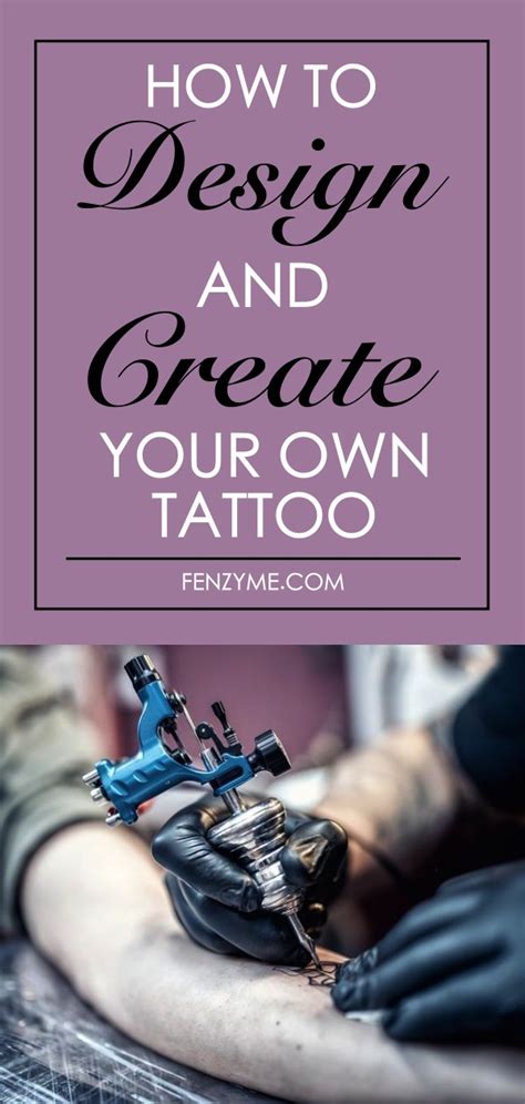 Can you create your own tattoo?