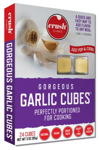 Can you crush frozen garlic?