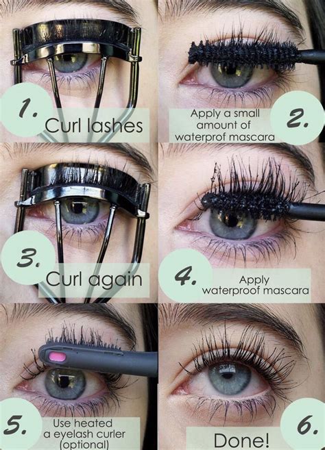 Can you curl and put mascara on eyelash extensions?