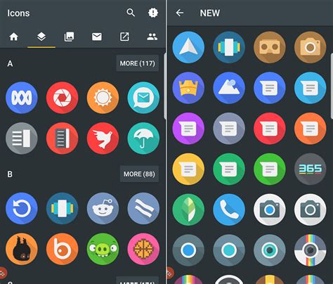 Can you customize Android icons?