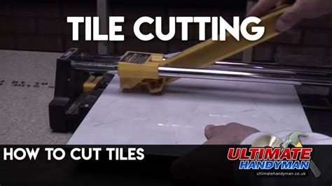 Can you cut a tile with a Stanley knife?