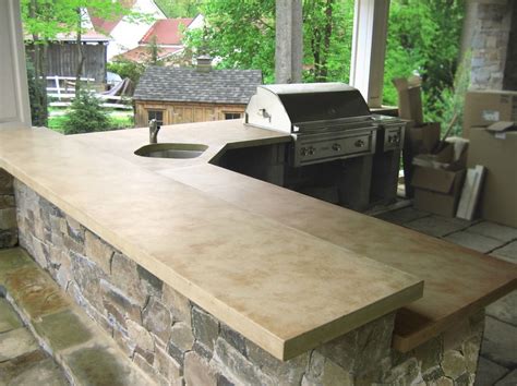 Can you cut on concrete countertops?