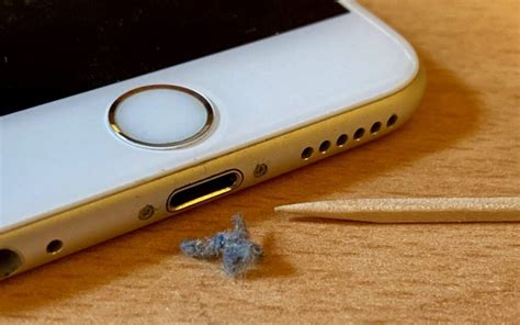 Can you damage an iPhone charging port with a toothpick?