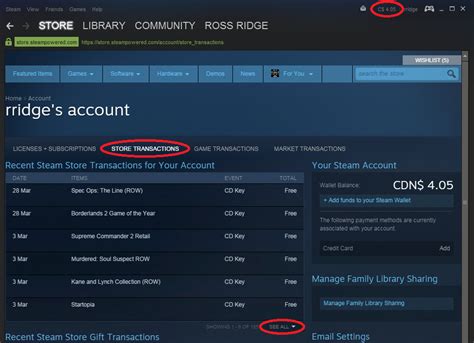 Can you delete Steam transaction history?