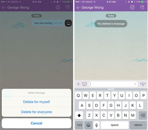 Can you delete Viber chat for both sides?