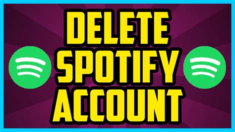 Can you delete a Spotify account?