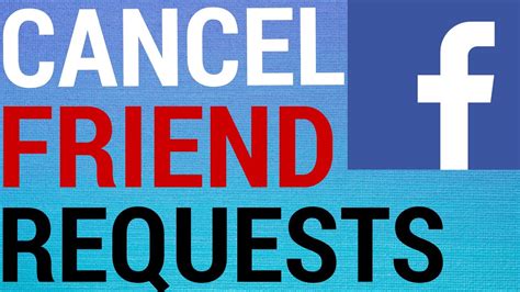 Can you delete a friend request on Facebook?