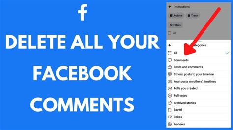 Can you delete all public comments on Facebook?