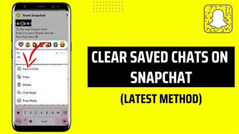 Can you delete chats on Snapchat that someone else saved?