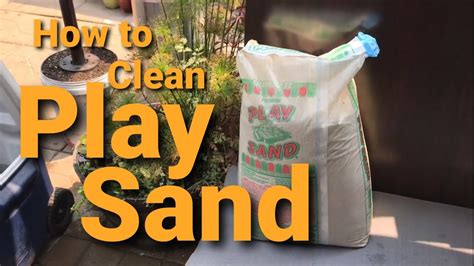 Can you disinfect play sand?