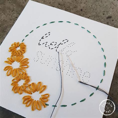 Can you do embroidery on paper?