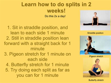 Can you do the splits in 2 weeks?