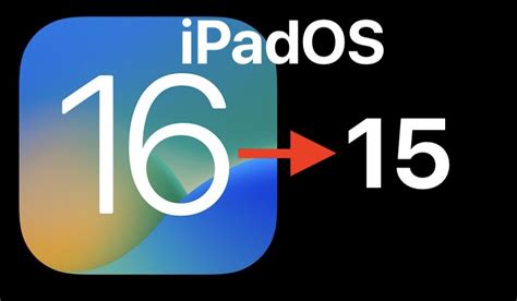 Can you downgrade from iPadOS 16?
