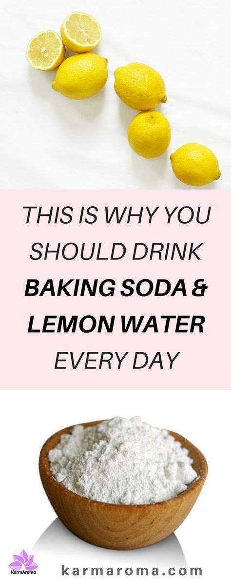 Can you drink baking soda and lemon everyday?