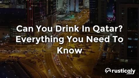 Can you drink in Qatar?