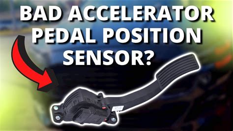 Can you drive with a bad accelerator sensor?
