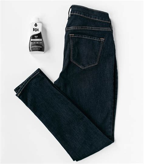 Can you dye blue jeans black?