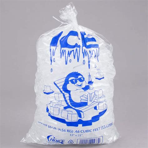 Can you eat ice from ice bags?