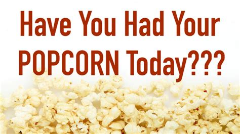 Can you eat popcorn everyday?