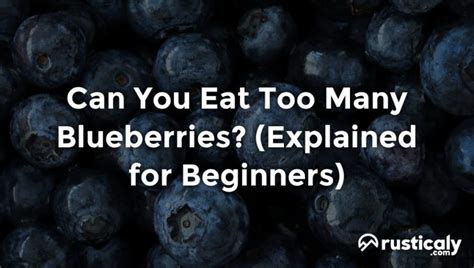 Can you eat too many berries?