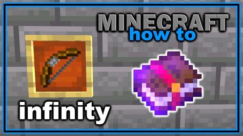 Can you enchant an infinity bow?