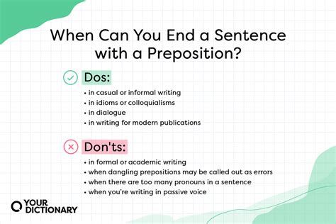 Can you end a sentence with a preposition?