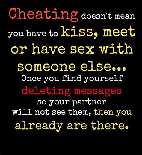 Can you ever forget cheating?