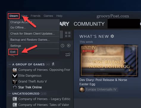 Can you exit Steam while playing?