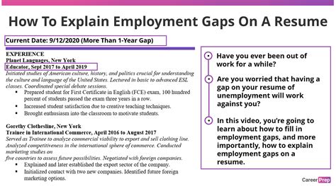 Can you explain a gap in your resume with an NDA?