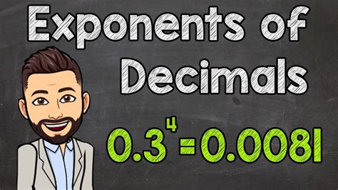 Can you exponent a decimal?