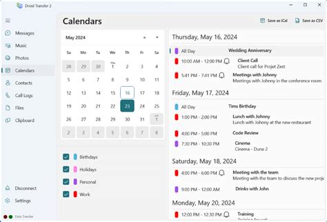 Can you export and import a Google Calendar?