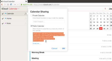 Can you export calendar from iCloud?