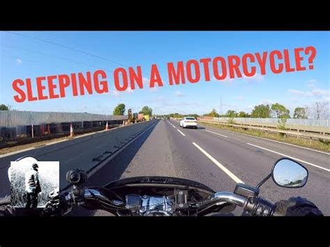 Can you fall asleep as a passenger on a motorcycle?