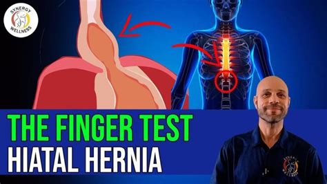 Can you feel a hiatal hernia with your fingers?