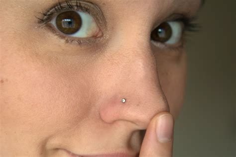 Can you feel a nose piercing?