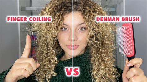 Can you finger brush curly hair?