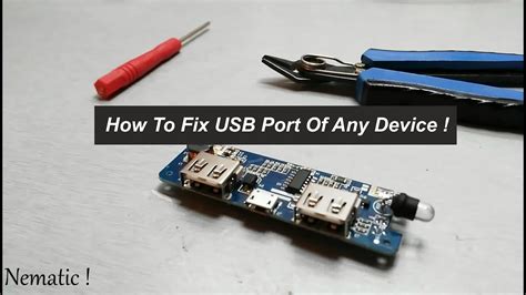 Can you fix a USB port?