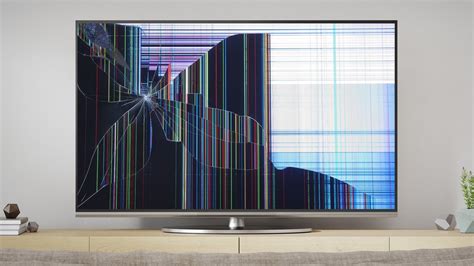 Can you fix a damaged TV screen?