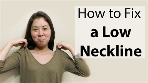 Can you fix a loose neckline?
