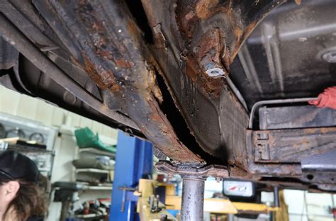 Can you fix a rusted car frame?