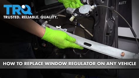 Can you fix a window regulator yourself?